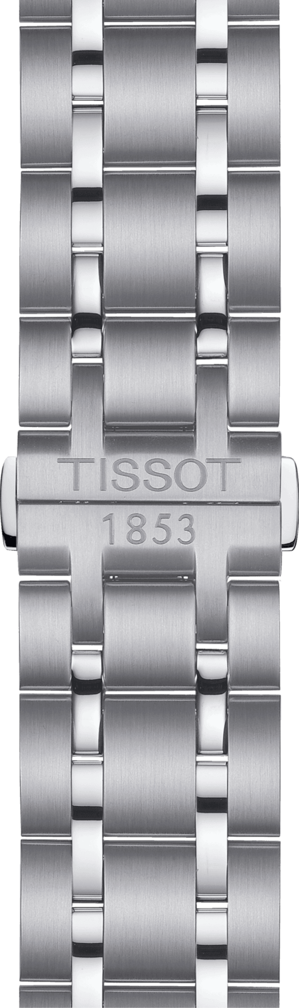 Tissot T Classic Couturier Chronograph White Stainless Steel Quartz Watch For Men - T101.617.11.031.00 Watches Tissot   