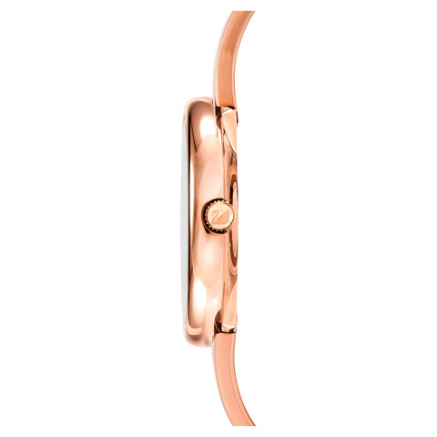 Swarovski Crystalline Bracelet White Dial Rose Gold Steel Strap Watch for Women - 5269250 Watches Swarovski   