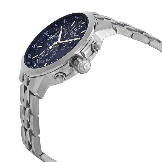 Tissot PRC 200 Chronograph Quartz Blue Dial Stainless Steel Watch For Men - T114.417.11.047.00 Watches Tissot   