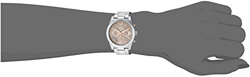 Fossil Perfect Boyfriend Taupe Dial Silver Steel Strap Watch for Women - ES4146 Watches Fossil   