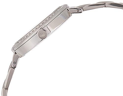Swarovski Daytime Rhinestone Grey Dial Silver Steel Strap Watch for Women - 5213681 Watches Swarovski   