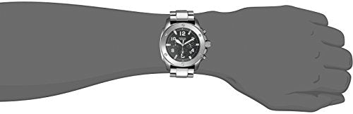 Fossil Modern Machine Black Dial Silver Steel Strap Watch for Men - FS4926 Watches Fossil   