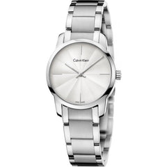 Calvin Klein City White Dial Silver Steel Strap Watch for Women - K2G23146 Watches Calvin Klein   