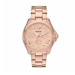 Fossil Cecile Rose Gold Dial Rose Gold Steel Strap Watch for Women - AM4511 Watches Fossil   