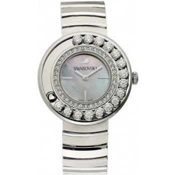 Swarovski Lovely Crystal Mother of Pearl Dial Silver Steel Strap Watch for Women - 1160307 Watches Swarovski   