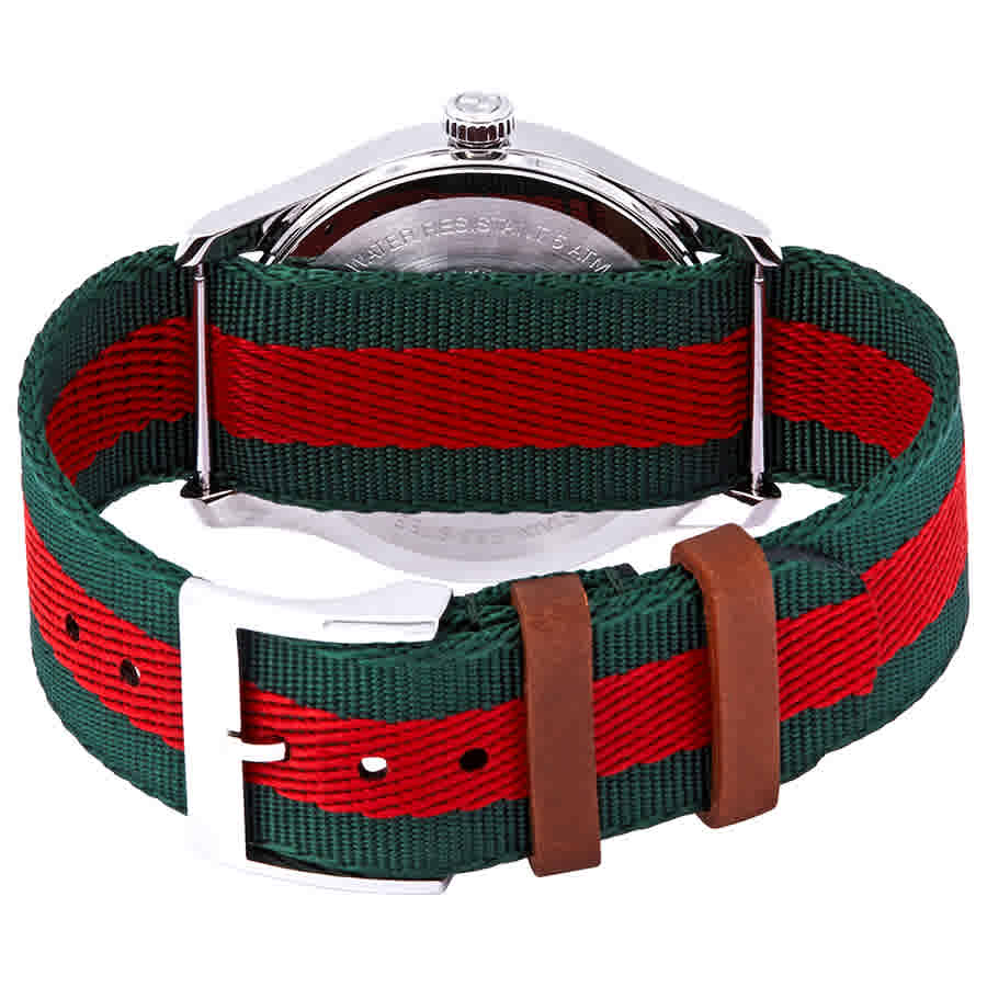 Gucci Le Marche des Merveilles Red & Green Dial Red & Green Nylon Strap Unisex Watch - YA1264060 Watches Gucci   