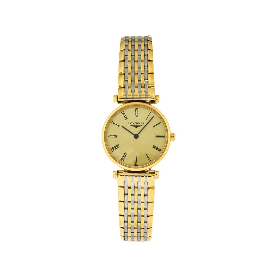 Longines La Grande Classique de Longines Gold Dial Two Tone Steel Strap Watch for Women - L4.209.2.31.7 Watches Longines   