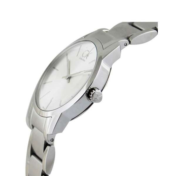 Calvin Klein City Silver Dial Silver Steel Strap Watch for Women - K2G23126 Watches Calvin Klein   