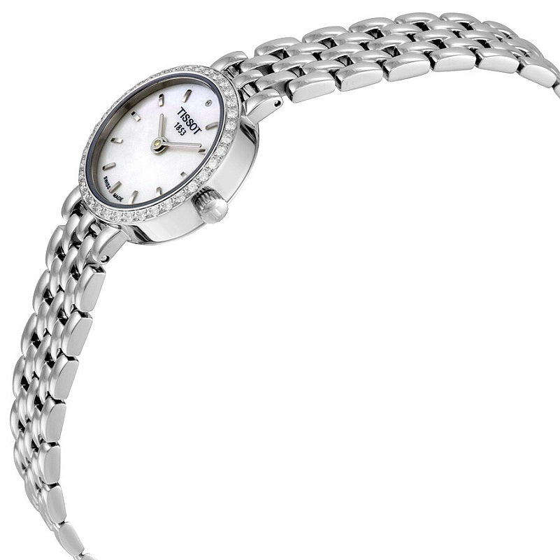 Tissot Lovely Mother of Pearl Dial 24mm Silver Stainless Steel Watch For Women - T058.009.61.116.00 Watches Tissot   