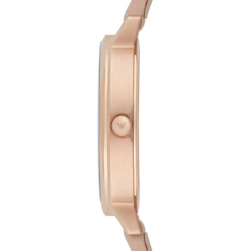 Emporio Armani Kappa White Mother of Pearl Dial Pink Strap Watch For Women - AR2512 Watches Emporio Armani   