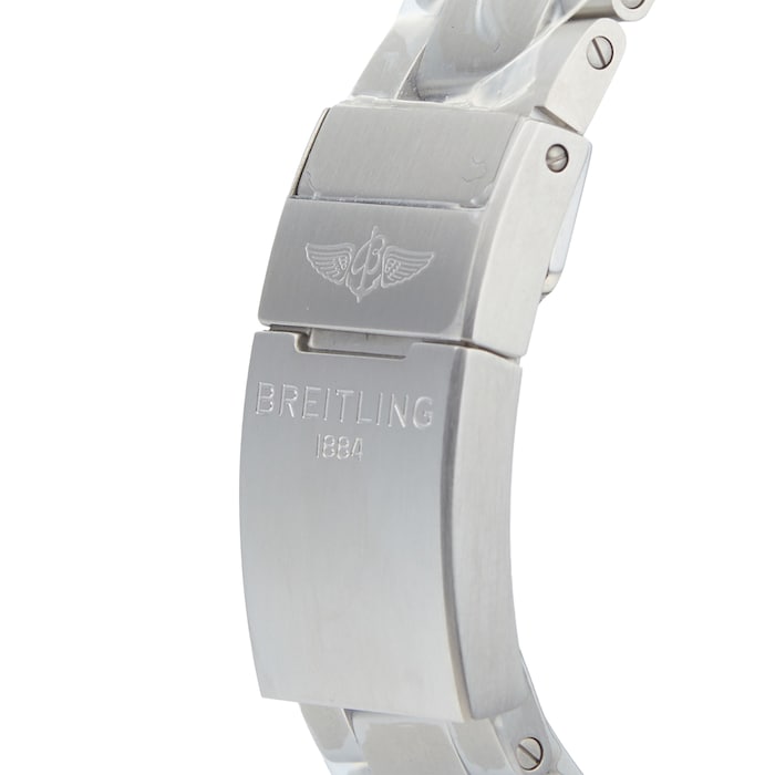 Breitling Avenger Chronograph 45mm Blue Dial Silver Steel Strap Watch for Men - A13317101C1A1 Watches Breitling   
