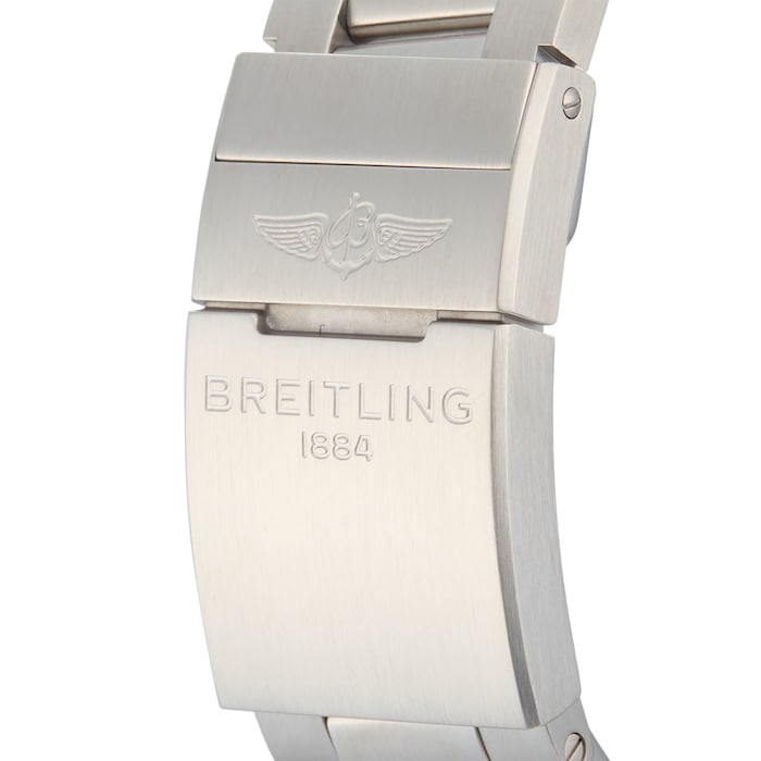 Breitling Avenger Chronograph 45mm Black Dial Silver Steel Strap Watch for Men - A13317101B1A1 Watches Breitling   