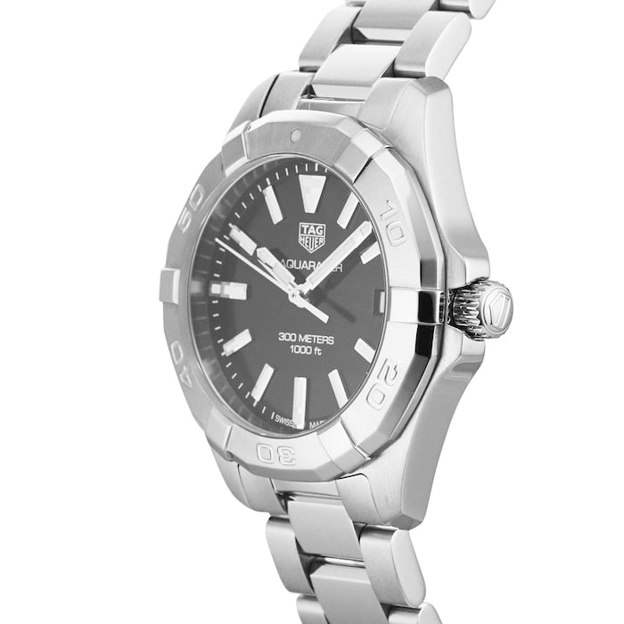 Tag Heuer Aquaracer Black Dial Silver Steel Strap Watch for Women - WBD1310.BA0740 Watches Tag Heuer   