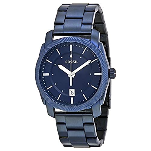 Fossil Machine Blue Dial Blue Stainless Steel Strap Watch for Men - FS5231 Watches Fossil   