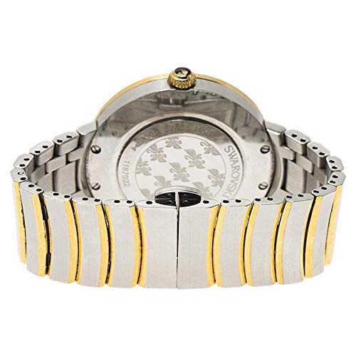 Swarovski Lovely Crystals Mother of Pearl Dial Two Tone Steel Strap Watch for Women - 1187022 Watches Swarovski   
