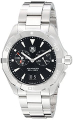 Tag Heuer Aquaracer Quartz 40mm Black Dial Silver Steel Strap Watch for Men - WAY111Z.BA0928 Watches Tag Heuer   