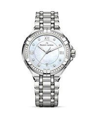 Maurice Lacroix Aikon White Mother of Pearl Dial Silver Steel Strap Watch for Women - A11006-SD502-170-1 Watches Maurice Lacroix   