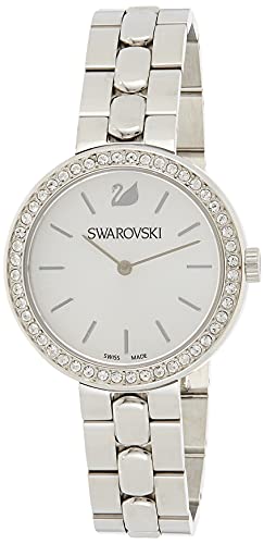 Swarovski Daytime Crystal Silver Dial Silver Steel Strap Watch for Women - 5095600 Watches Swarovski   