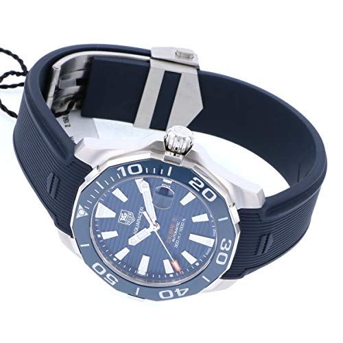 Tag Heuer Aquaracer Calibre 5 Blue Dial Blue Silicone Strap Watch for Men -  WAY211C.FT6155 Watches Tag Heuer   