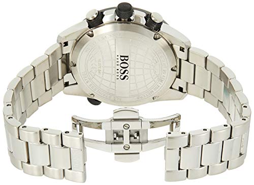Hugo Boss Nomad Grey Dial Silver Steel Strap Watch for Men - 1513774 Watches Hugo Boss   