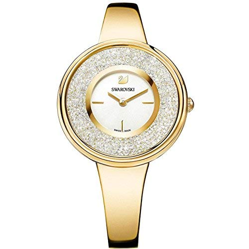 Swarovski Crystalline Bracelet White Dial Gold Steel Strap Watch for Women - 5269253 Watches Swarovski   