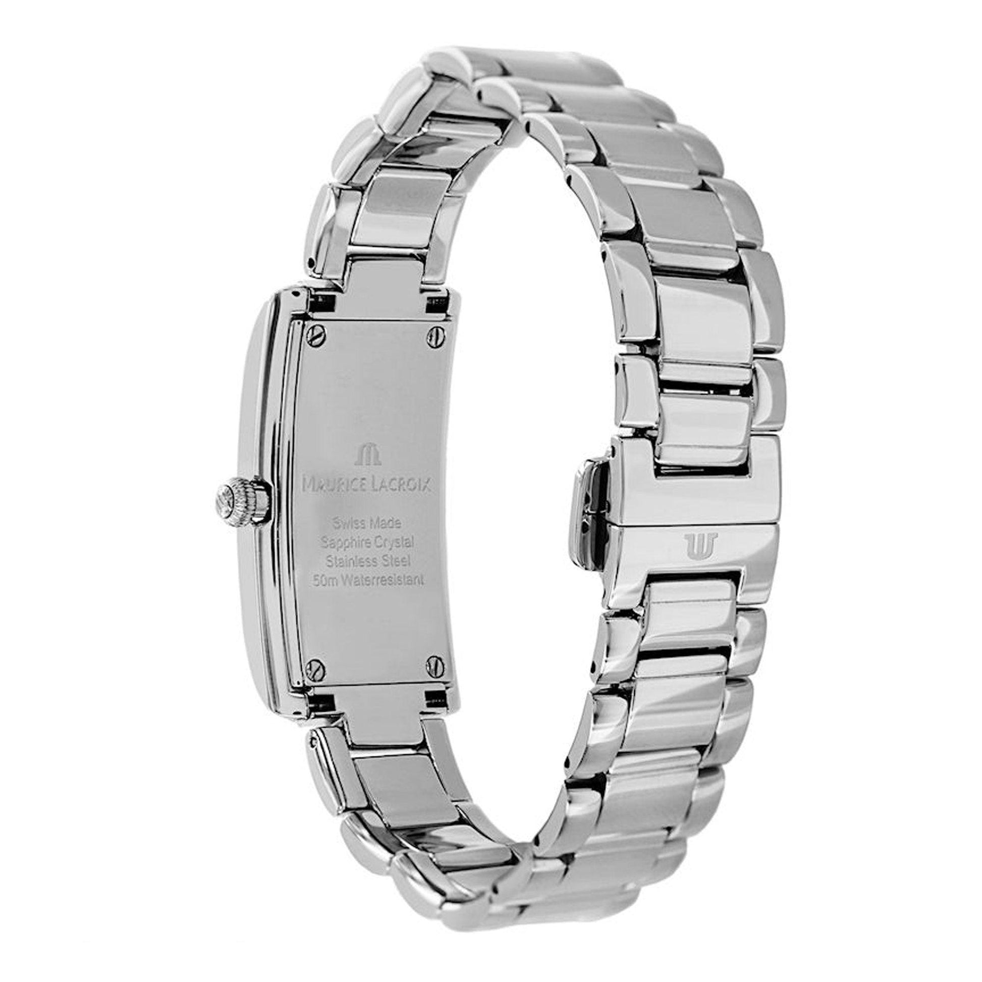 Maurice Lacroix Fiaba Diamonds White Dial Silver Steel Strap Watch for for Women - FA2164-SD532-170 Watches Maurice Lacroix   