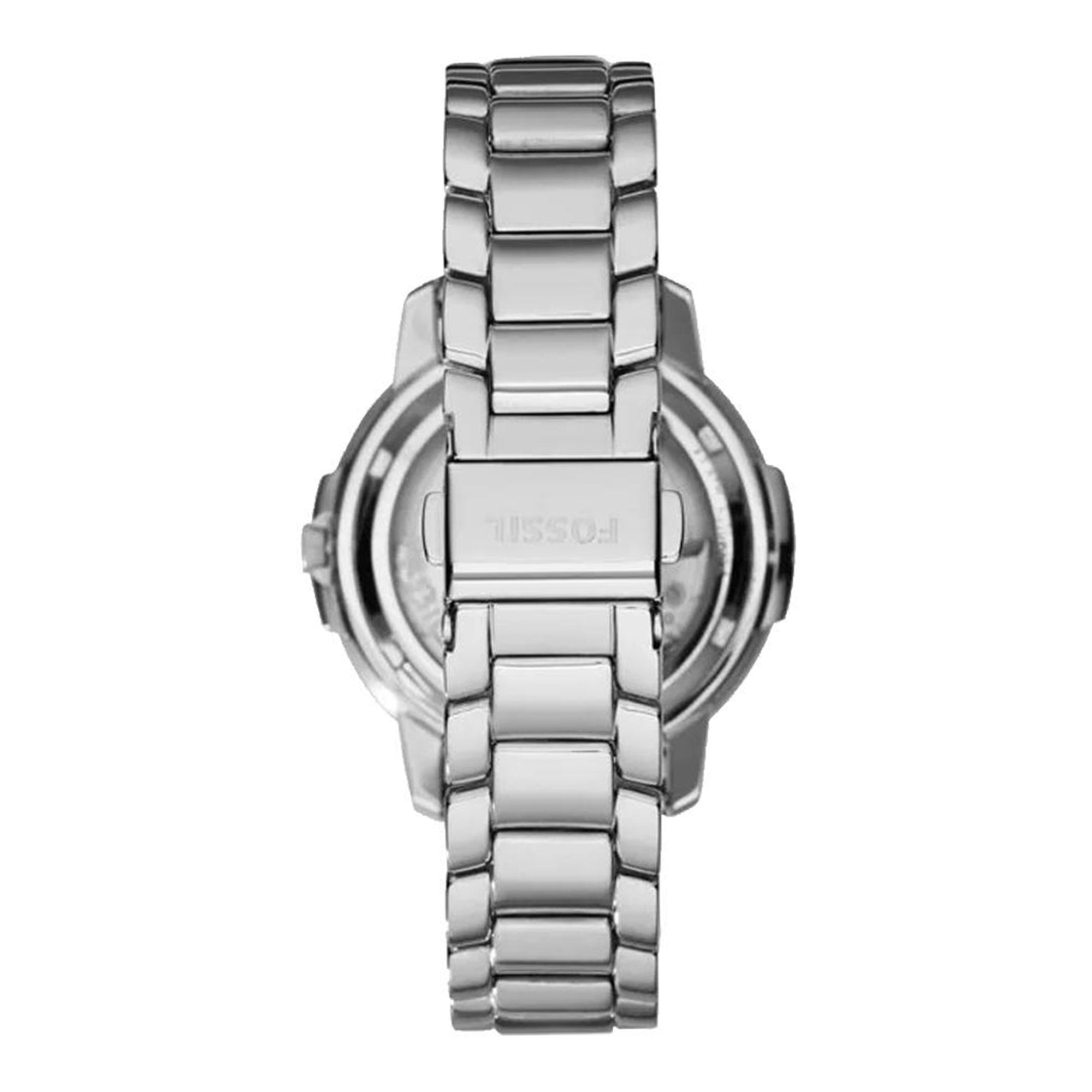 Fossil Architect Automatic Silver Dial Silver Steel Strap Watch for Women - ME3057 Watches Fossil   