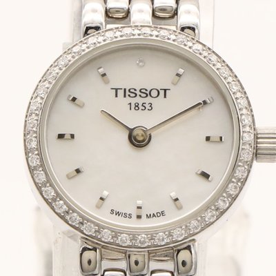 Tissot Lovely Mother of Pearl Dial 24mm Silver Stainless Steel Watch For Women - T058.009.61.116.00 Watches Tissot   