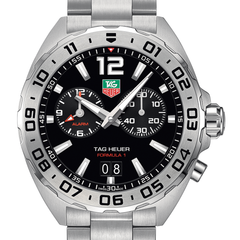 Tag Heuer Formula 1 Quartz Black Dial Silver Steel Strap Watch for Men - WAZ111A.BA0875 Watches Tag Heuer   