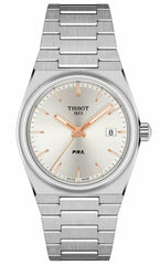 Tissot PRX 35mm Silver Dial Silver Steel Strap Watch For Women - T137.210.11.031.00 Watches Tissot   