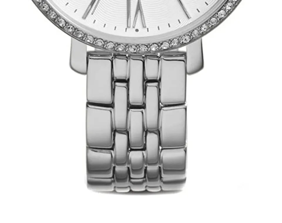 Fossil Jacqueline White Dial Silver Steel Strap Watch for Women - ES3631 Watches Fossil   