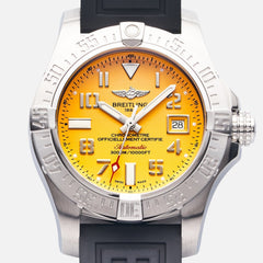 Breitling Avenger II Seawolf Yellow Dial Mens Watch - A1733110/I519/153S Watches Breitling   