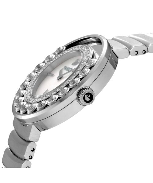 Swarovski Lovely Crystal Mother of Pearl Dial Silver Steel Strap Watch for Women - 1160307 Watches Swarovski   