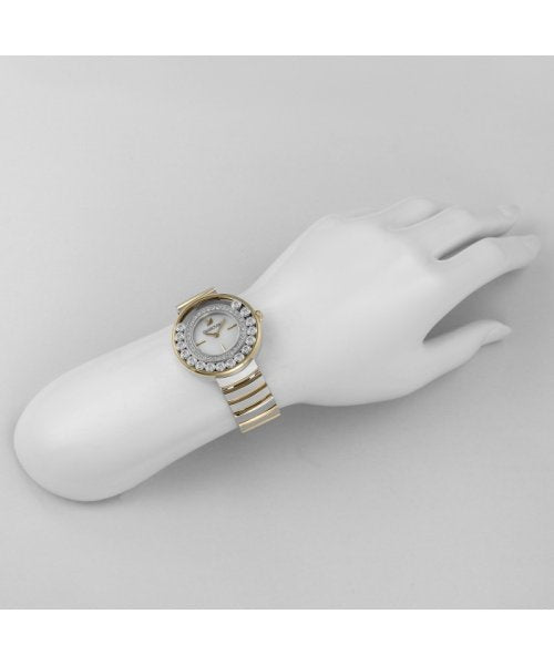 Swarovski Lovely Crystals Mother of Pearl Dial Two Tone Steel Strap Watch for Women - 1187022 Watches Swarovski   