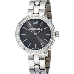 Swarovski Daytime Rhinestone Grey Dial Silver Steel Strap Watch for Women - 5213681 Watches Swarovski   