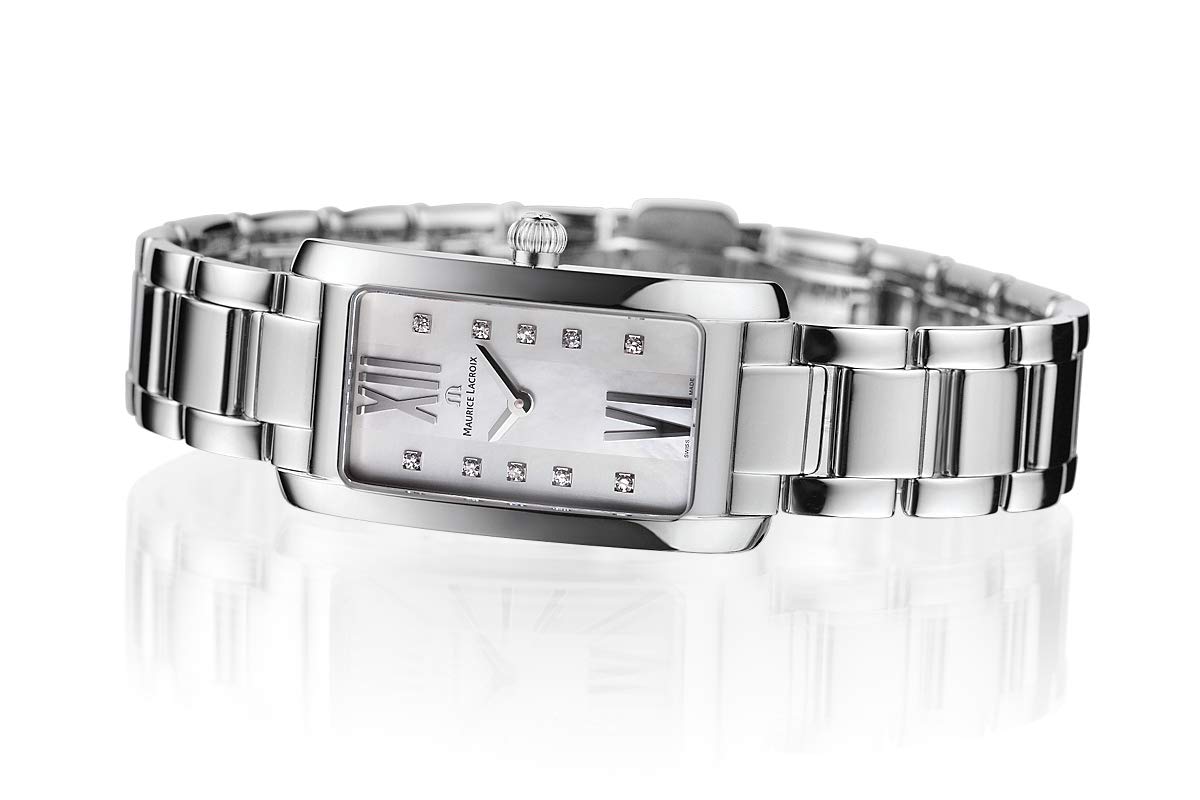 Maurice Lacroix Fiaba Mother of Pearl Dial Silver Steel Strap Watch for Women - FA2164-SS002-170 Watches Maurice Lacroix   