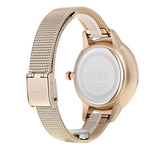 Hugo Boss Symphony Grey Dial Gold Mesh Bracelet Watch for Women - 1502424 Watches Hugo Boss   