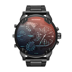 Diesel Mr Daddy 2.0 Black Dial Black Stainless Steel Watch For Men - DZ7395 Watches Diesel   