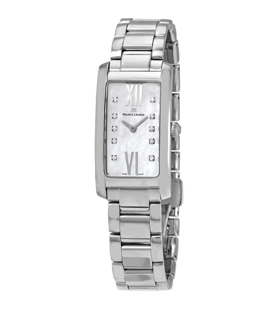 Maurice Lacroix Fiaba Mother of Pearl Dial Silver Steel Strap Watch for Women - FA2164-SS002-170 Watches Maurice Lacroix   
