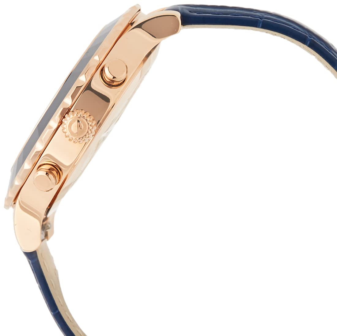 Swarovski Octea Lux Chrono Blue Dial Blue Leather Strap Watch for Women - 5563480 Watches Swarovski   