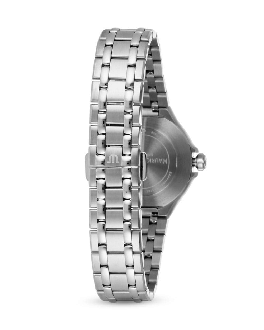 Maurice Lacroix Aikon White Mother of Pearl Dial Silver Steel Strap Watch for Women - A11006-SD502-170-1 Watches Maurice Lacroix   