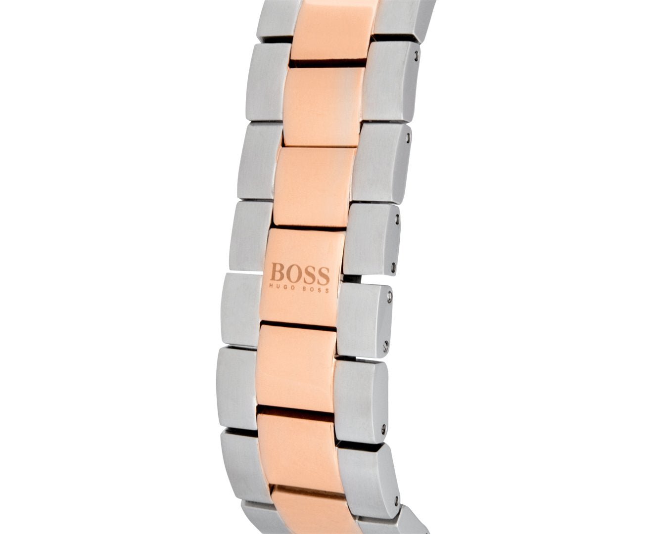 Hugo Boss Ikon Grey Dial Two Tone Steel Strap Watch for Men - 1513339 Watches Hugo Boss   