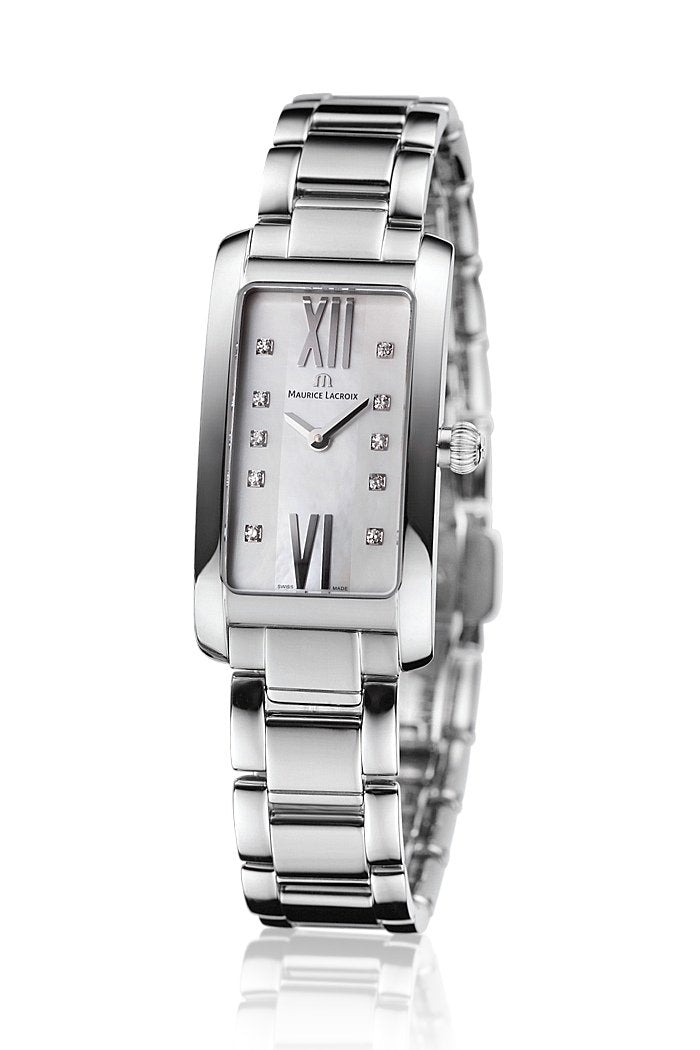 Maurice Lacroix Fiaba Mother of Pearl Dial Silver Steel Strap Watch for Women - FA2164-SS002-170 Watches Maurice Lacroix   