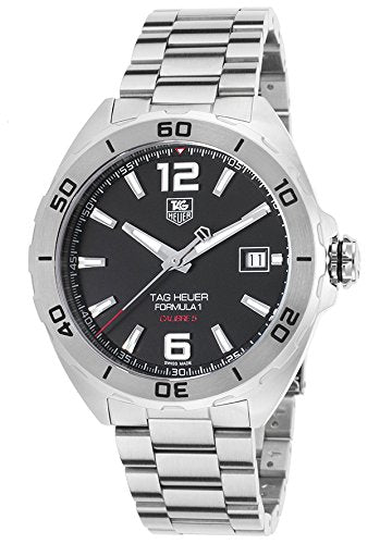 Tag Heuer Formula 1 Automatic 41mm Black Dial Silver Steel Strap Watch for Men - WAZ2113.BA0875 Watches Tag Heuer   