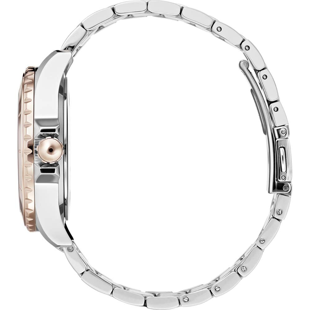 Hugo Boss Hera Chronograph Silver Dial Two Tone Steel Strap Watch for Women -1502446 Watches Hugo Boss   