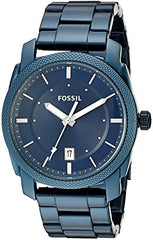 Fossil Machine Blue Dial Blue Stainless Steel Strap Watch for Men - FS5231 Watches Fossil   