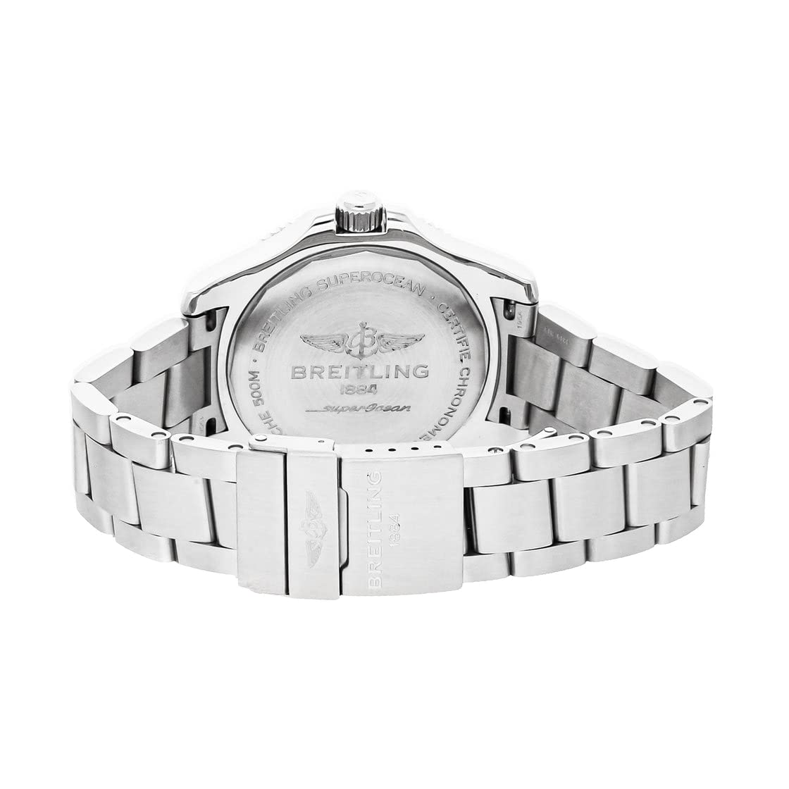 Breitling Superocean 42mm White Dial Silver Steel Strap Watch for Men - A17366D81A1A1 Watches Breitling   