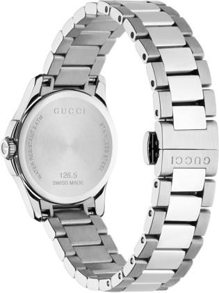 Gucci G Timeless Mother of Pearl Dial Silver Steel Strap Watch For Women - YA126543 Watches Gucci   