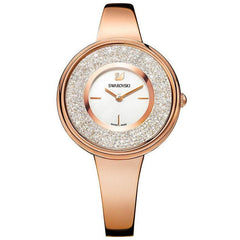 Swarovski Crystalline Bracelet White Dial Rose Gold Steel Strap Watch for Women - 5269250 Watches Swarovski   