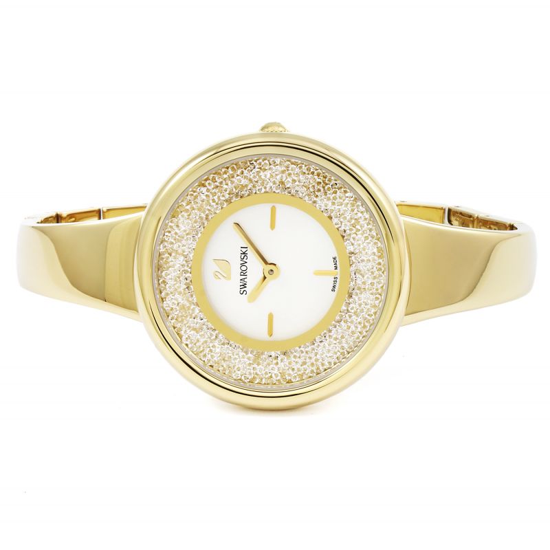 Swarovski Crystalline Bracelet White Dial Gold Steel Strap Watch for Women - 5269253 Watches Swarovski   